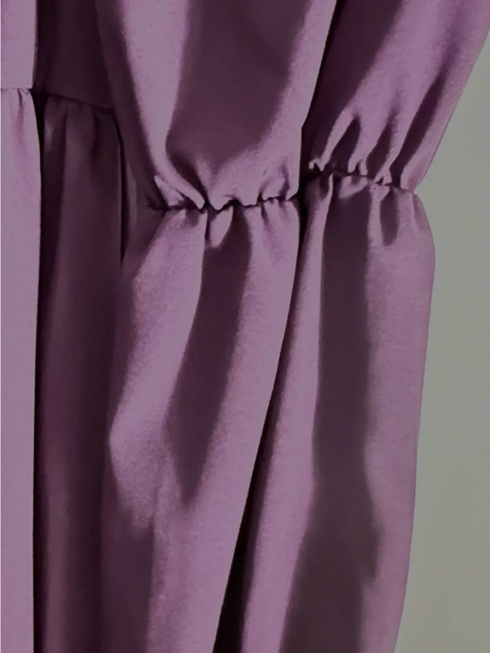 Exlura | Plum Purple Smocked Babydoll Puff Sleeve Mini Dress - Picture 4 of 7